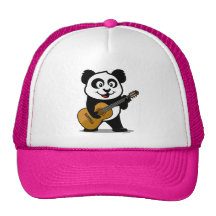 Guitar Panda Hat