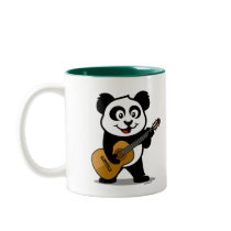 Guitar Panda Coffee Mugs
