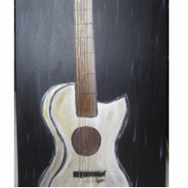 Guitar Photo Sculpture Magnet