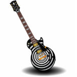 Guitar photo sculptures
