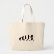 Guitar player evolution canvas bags