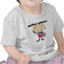 Guitar Player Female Tshirts and Gifts