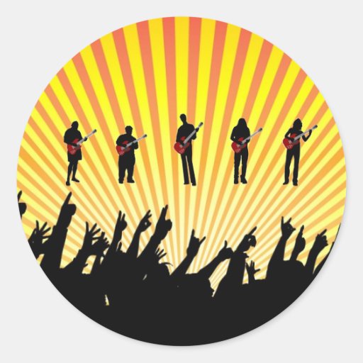 guitar players stickers