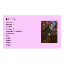 Guitar Playing Fairy Business Cards