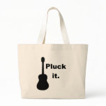 Guitar PLUCK IT Tote Bag
