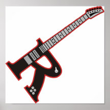 Guitar R Poster