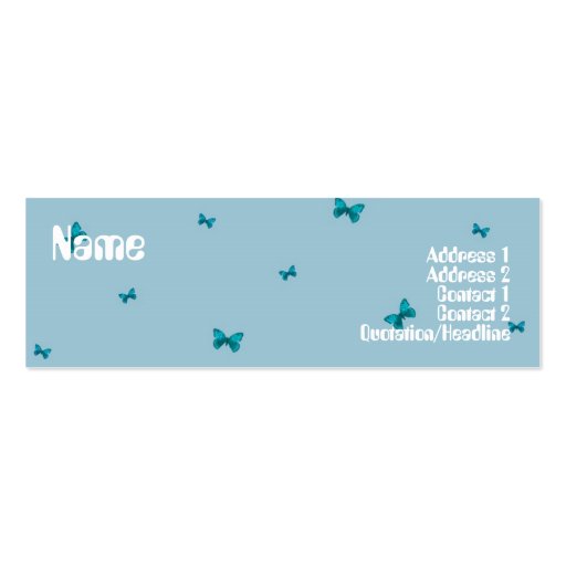 Guitar Solo - Skinny Business Cards