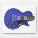 Guitar-T neon Glow blue mousepads