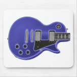 Guitar-T neon Glow blue mousepads