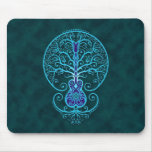 Guitar Tree (blue) Mousepads