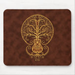 Guitar Tree (brown) Mousepad