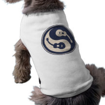 Guitar Yang -blue Dog Tshirt