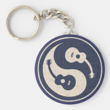 Guitar Yang -blue Keychains