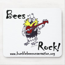Guitarist Bee Mousepad mousepads