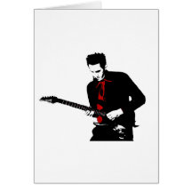 Guitarist (Francois Ville) Carte De Vœux
