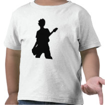 Guitarist Silhouette - B&W