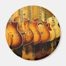 Guitars Refrigerator Magnets