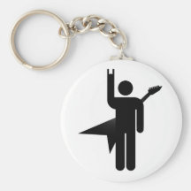 Guitars Rock! Keychain