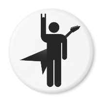 Guitars Rock! Refrigerator Magnets