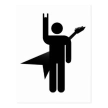Guitars Rock! Post Card