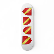 Gules a bend or, Netherlands Skateboards