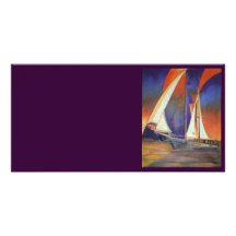 Gulet Under Sail Photo Greeting Card