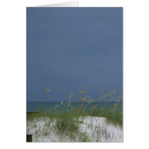 Gulf beach scene greeting cards