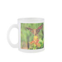 Gulf Fritillary Butterfly Front View Mug
