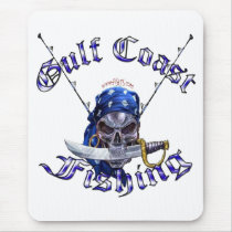 GulfCoast Fishing Pirate Mouse Mat