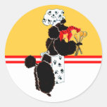 Gulliver's Angels Bone Appetit Poodle Sticker