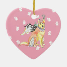 Gulliver's Special Angel Ceramic Heart Ornament