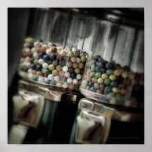 Gumballs Square Poster