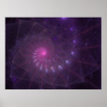 "Gumdrop Spiral" Fractal Art posters