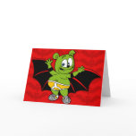 Gummibär Is A Vampire Halloween Card