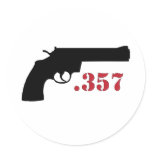**GUN .357** ROUND STICKERS