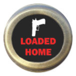 Gun Bearing Home Security stickers