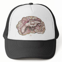 Gun Brain hats