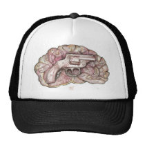 Gun Brain hats