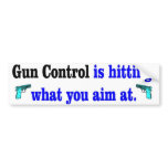 gun control hitting bumper stickers