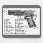 Gun Diagram mousepads