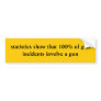 Gun incident bumper stickers