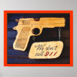 Gun Poster Sign posters