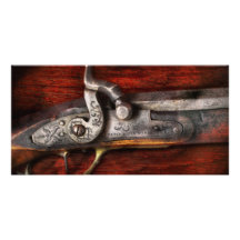 Gun - Rifle Works Personalised Photo Card