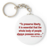 Gun Rights - Richard Henry Lee Key Chain