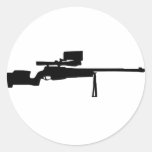 Gun Round Sticker