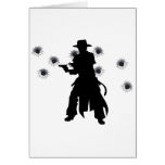 Gun slinger western shoot-out cards