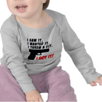 Gun Temper Tantrum T-shirts