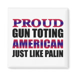 Gun Toting American Anti-Obama Magnet