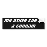 Gundam Bumper Stickers