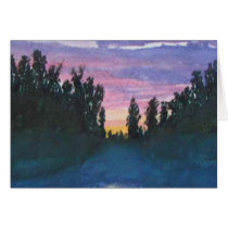 Gunflint Trail Misty Morning Card
